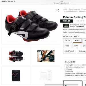 Peloton cycling shoes